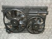 Radiator cooling fan shroud