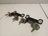 Loading door hinge set
