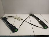 Front window lifting mechanism without motor