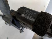 Rear door window regulator with motor