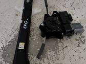 Rear door window regulator with motor