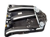 Rear door window regulator with motor