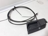 Seat back rest control lever/handle