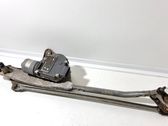 Tringlerie et moteur d'essuie-glace avant