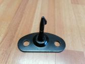 Rear seat rail trim cover