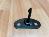 Rear seat rail trim cover