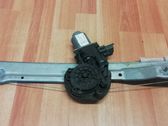 Rear window lifting mechanism without motor