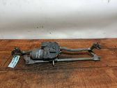 Front wiper linkage and motor