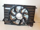 Radiator cooling fan shroud