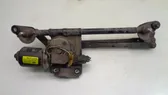 Front wiper linkage and motor