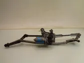 Front wiper linkage and motor