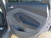 Rear door window regulator with motor