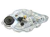 Rear door window regulator with motor