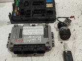 Juego de cerradura y set ECU del motor