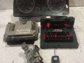 Juego de cerradura y set ECU del motor