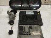 Juego de cerradura y set ECU del motor
