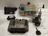 Juego de cerradura y set ECU del motor