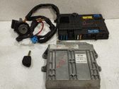 Juego de cerradura y set ECU del motor