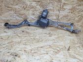 Front wiper linkage and motor