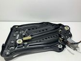 Rear window lifting mechanism without motor