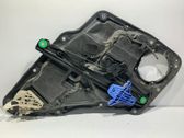 Rear window lifting mechanism without motor