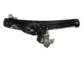 Rear door window regulator with motor