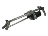 Front wiper linkage and motor