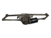 Front wiper linkage and motor
