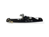 Rear door window regulator with motor