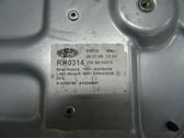 Front window lifting mechanism without motor