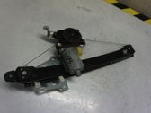 Rear door window regulator with motor