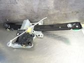 Rear door window regulator with motor