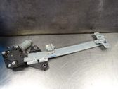 Rear door window regulator with motor