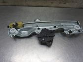 Rear door window regulator with motor