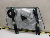 Front window lifting mechanism without motor