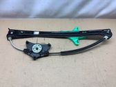 Front window lifting mechanism without motor