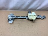 Rear door window regulator with motor