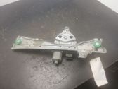 Rear door window regulator with motor