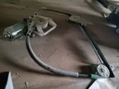 Rear door window regulator with motor
