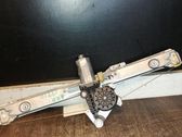 Rear door window regulator with motor