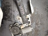 Rear door window regulator with motor