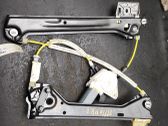 Rear door window regulator with motor