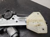 Rear door window regulator with motor