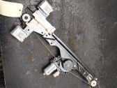 Rear door window regulator with motor