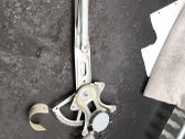 Rear door window regulator with motor