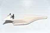 Trunk/boot lower side trim panel