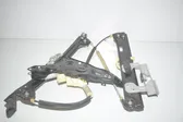 Rear door window regulator with motor