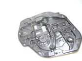 Rear door window regulator with motor