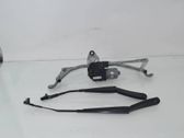 Front wiper linkage and motor