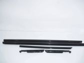 Front door glass trim molding